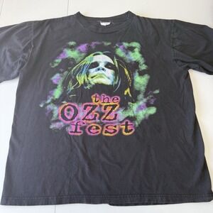 Vintage The Ozz Fest 96-97 Tour Shirt Ozzy Osbourne Black Sabbath Size XL 90s